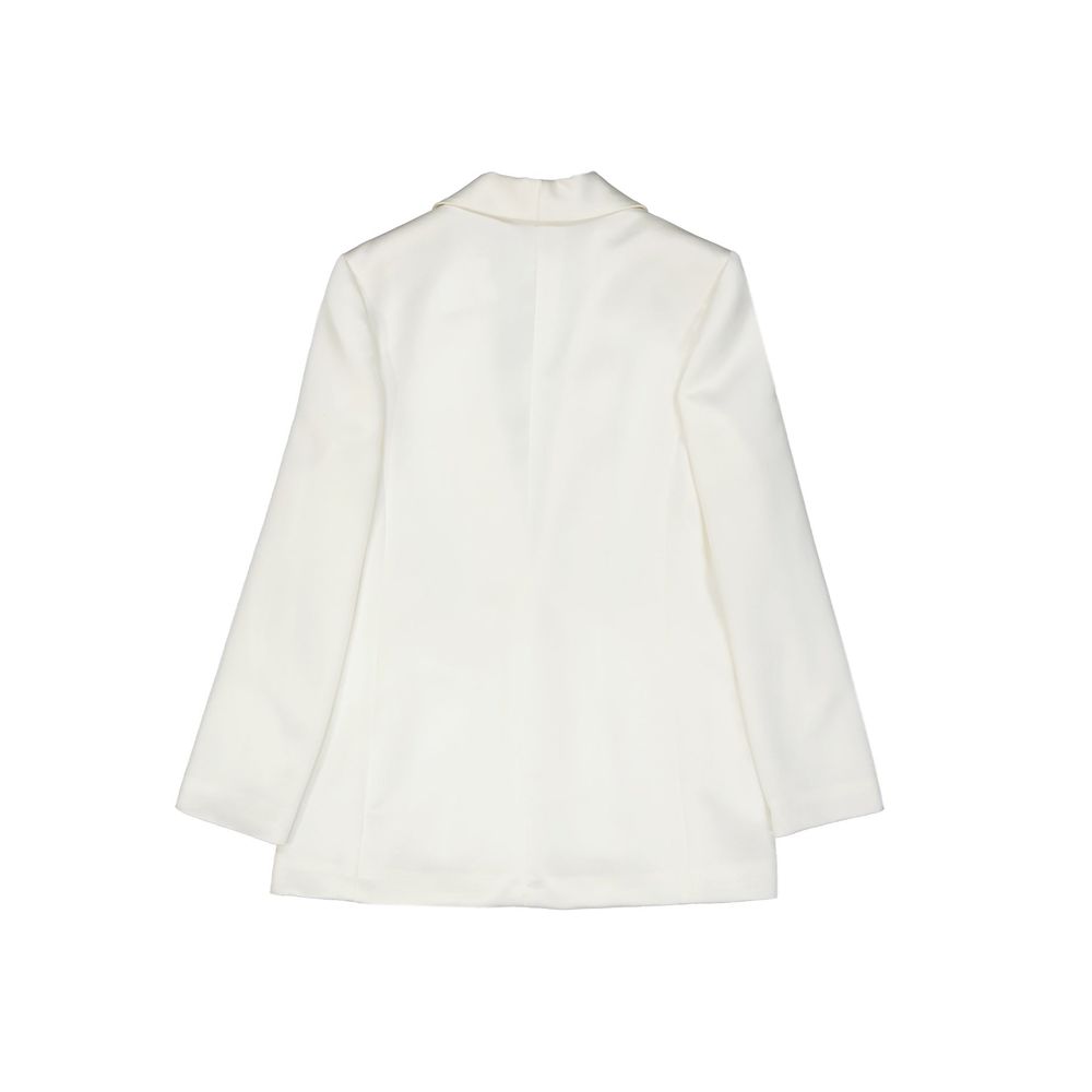 BLANCA VITA White Polyester Jackets And Coat