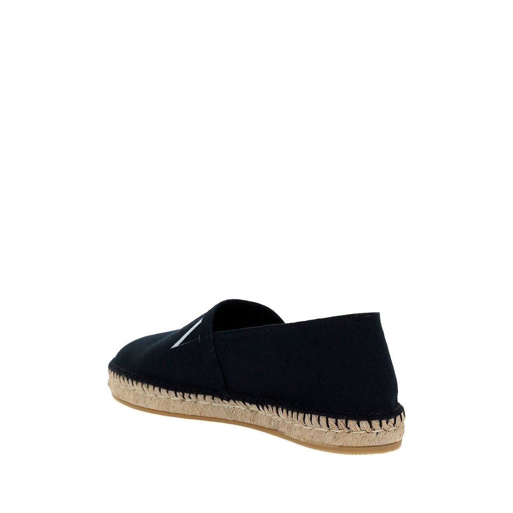 Valentino Garavani Black Canvas Espadrilles