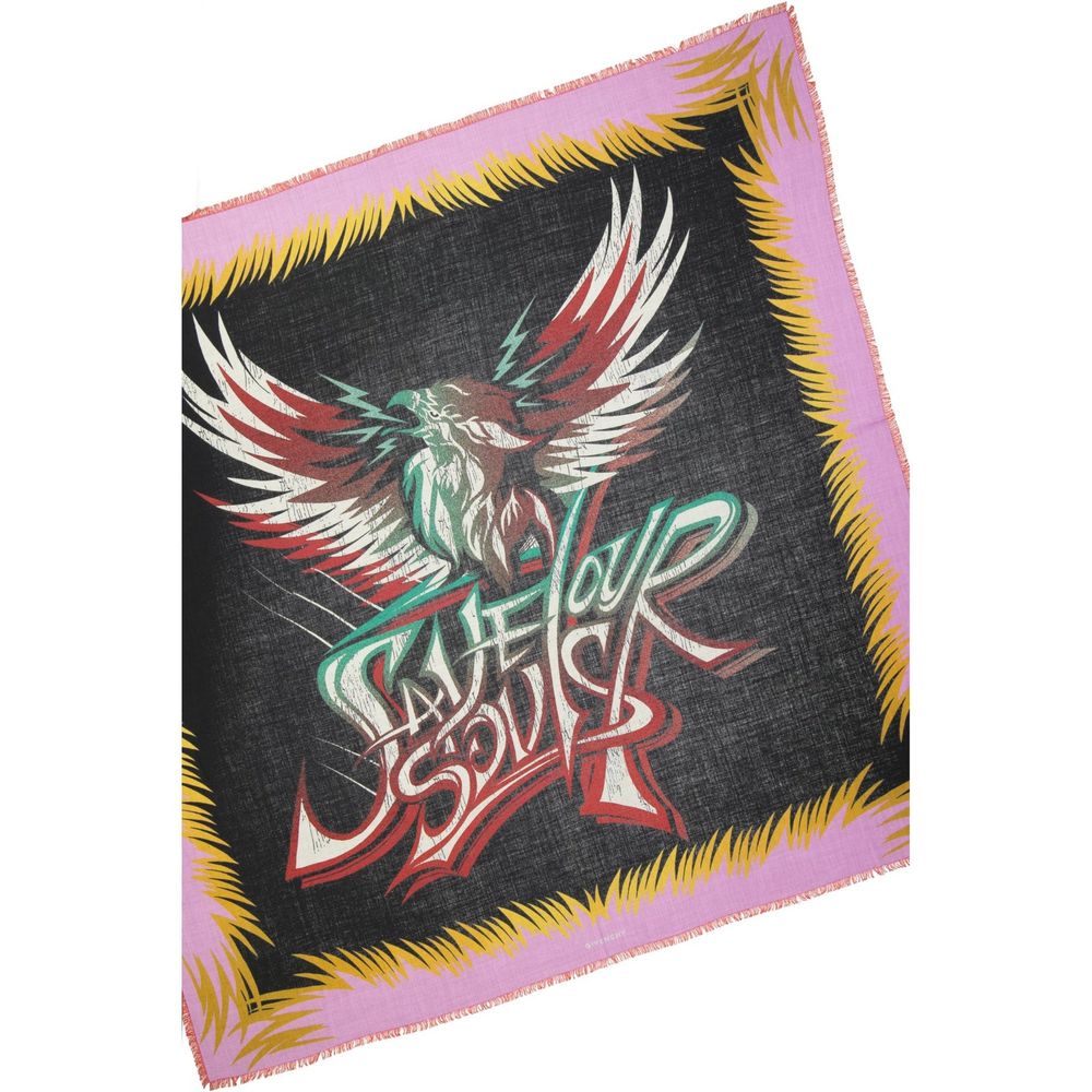 Givenchy Black Cashmere Scarf