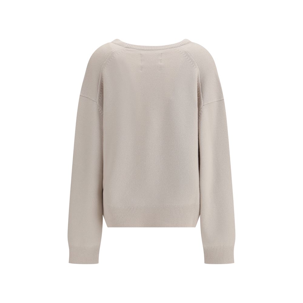Extreme Cashmere White Cashmere Cashmere Sweater