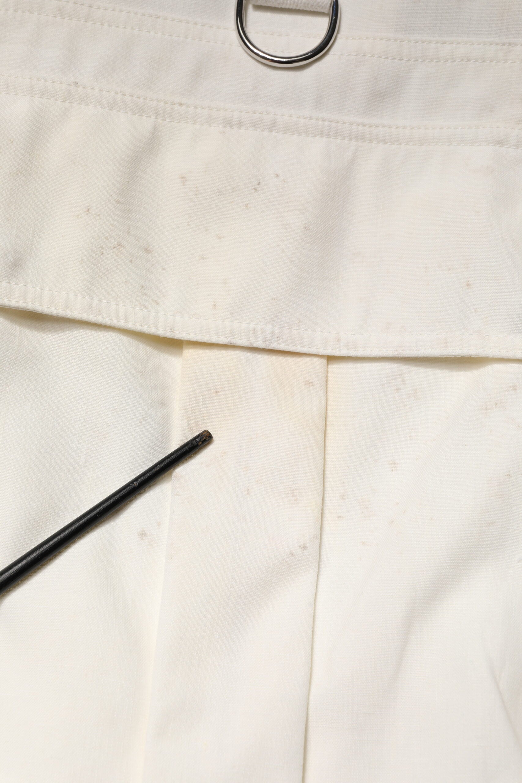 Dolce & Gabbana White Cotton Cargo Men Vest Coat Jacket