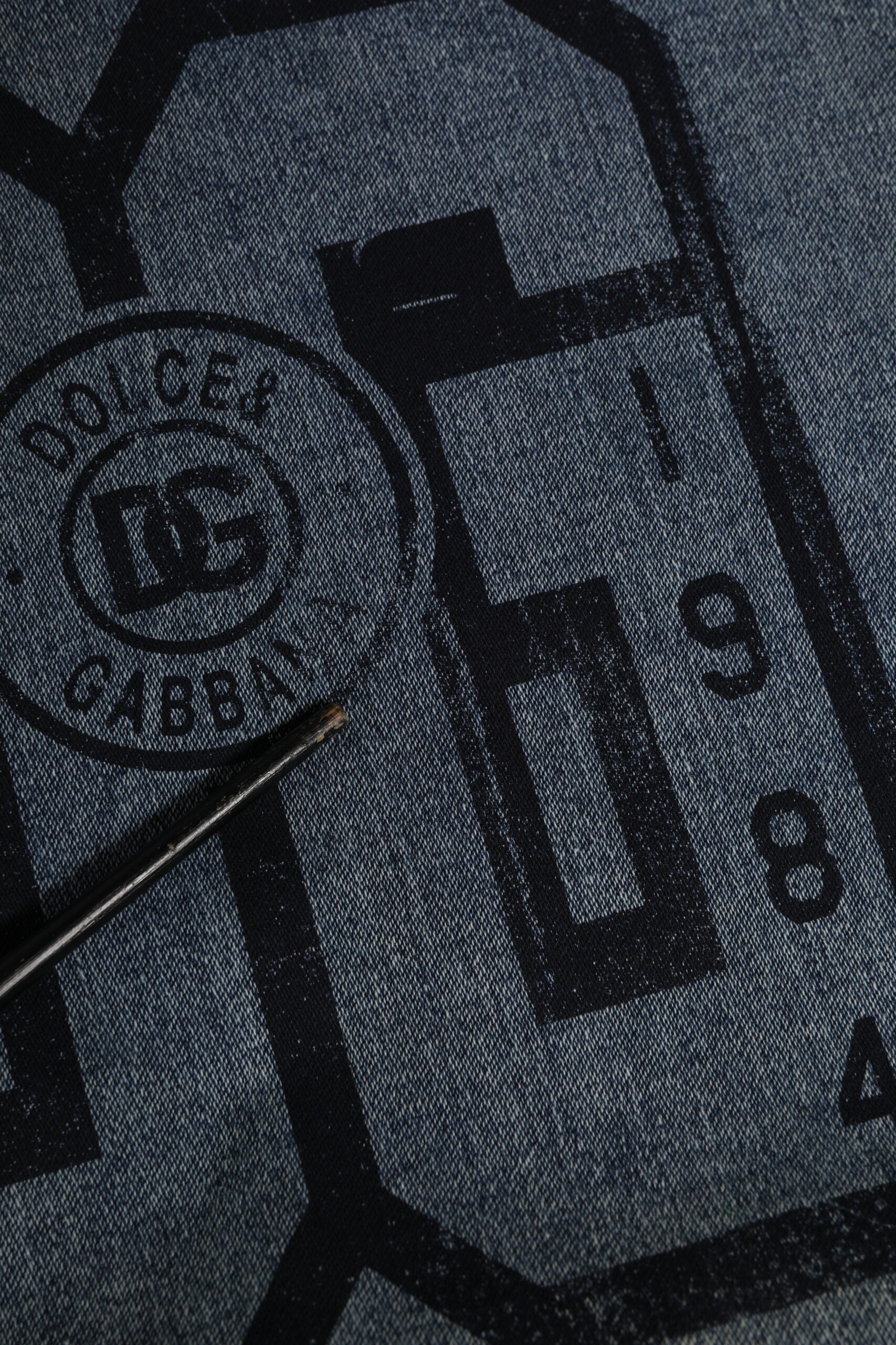 Dolce & Gabbana Blue Cotton Logo Hooded Sweatshirt Sweater