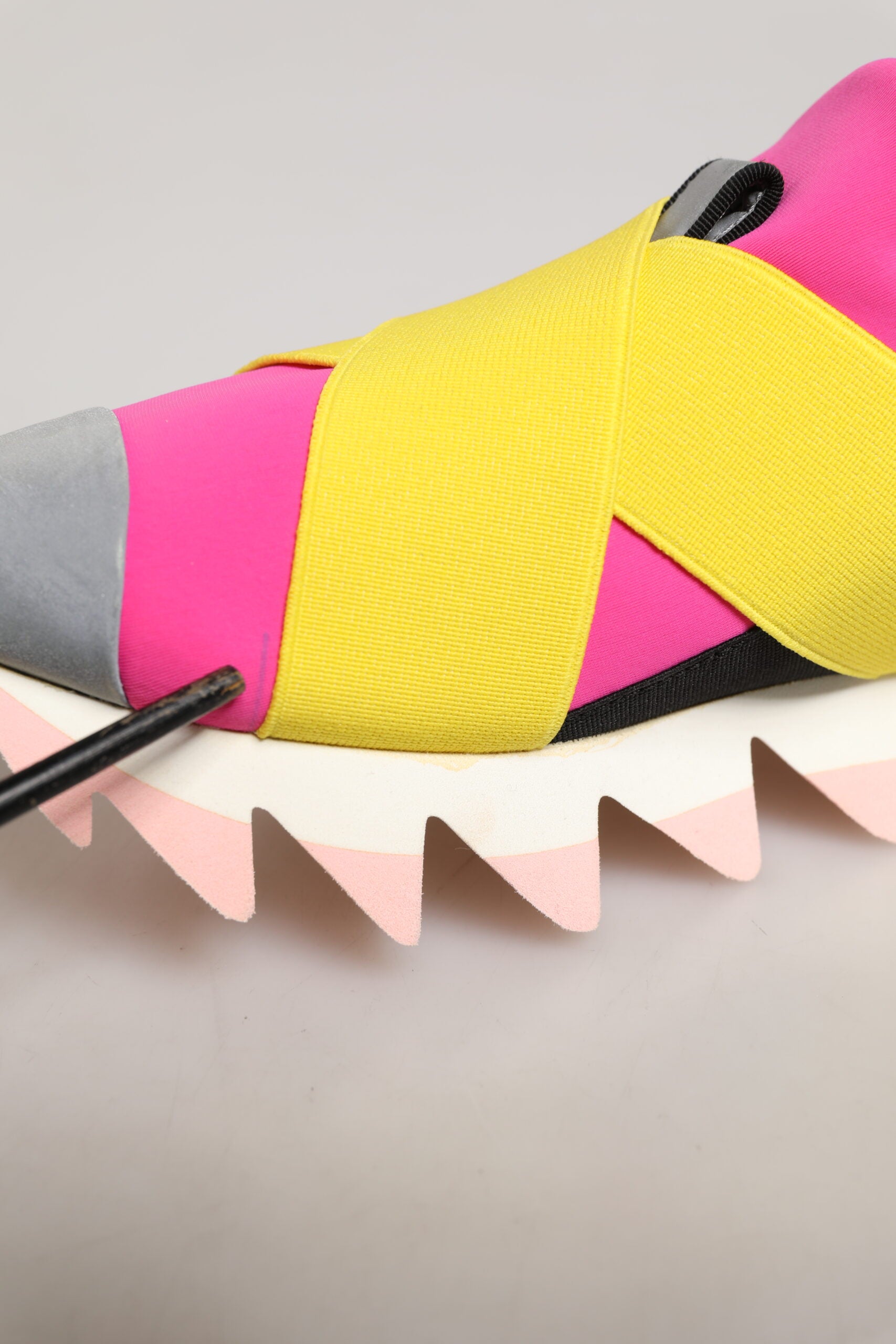 Dolce & Gabbana Multicolor Neoprene Elastic Ibiza Sneakers Shoes