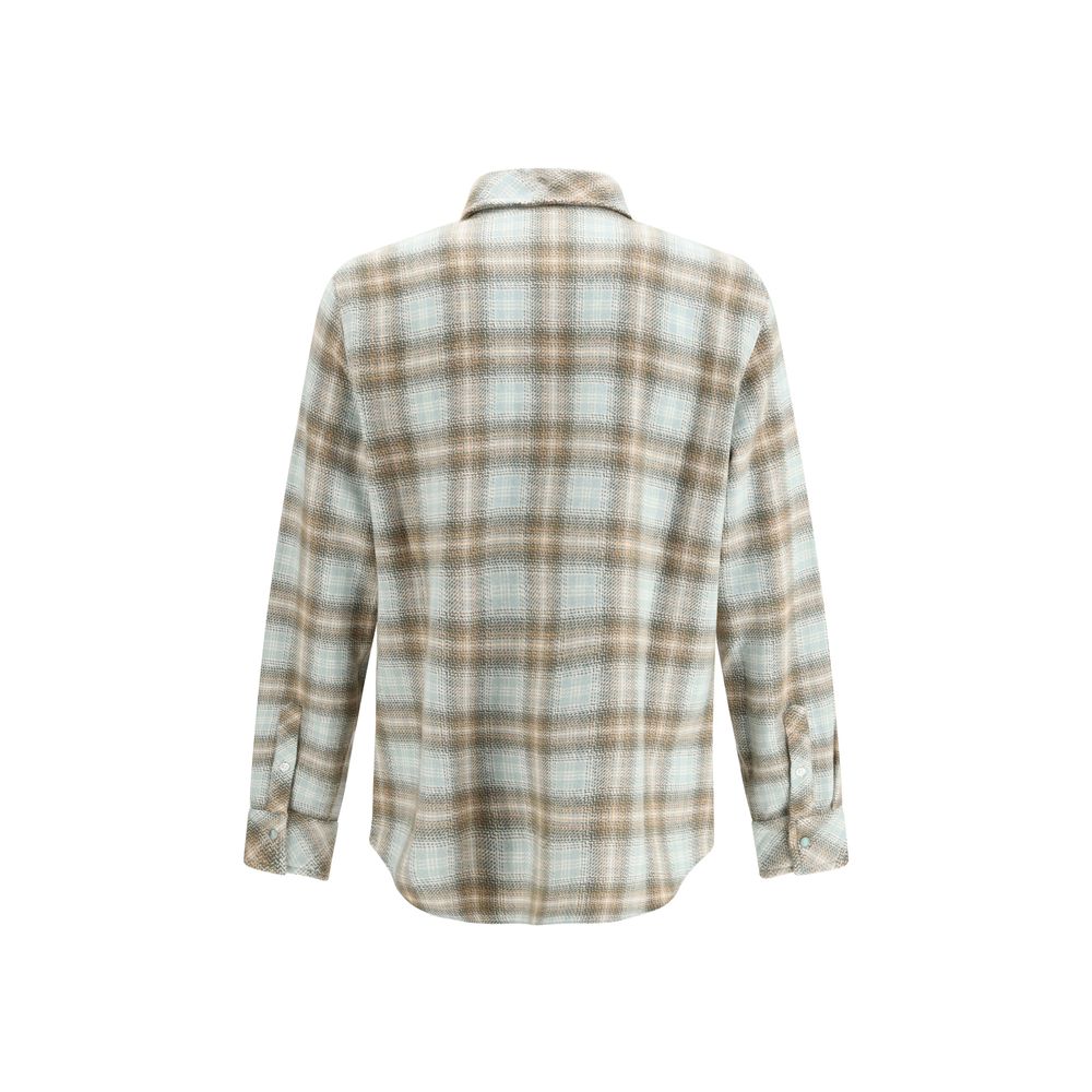 God's True Cashmere Multicolor Cashmere Pattern Shirt