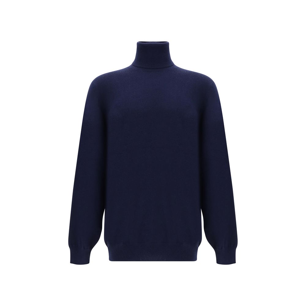 Brunello Cucinelli Blue Cashmere Cashmere Sweater