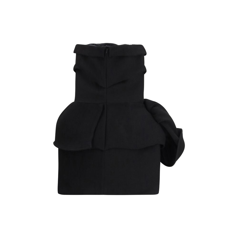 Magda Butrym Black Viscose Cocktail Dress