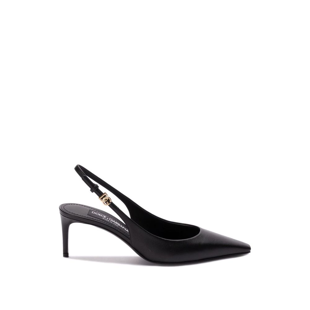 Dolce & Gabbana Black Calfskin Pumps