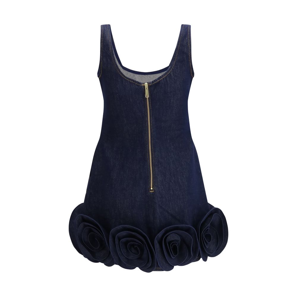 Self-Portrait Blue Cotton Casual Dress