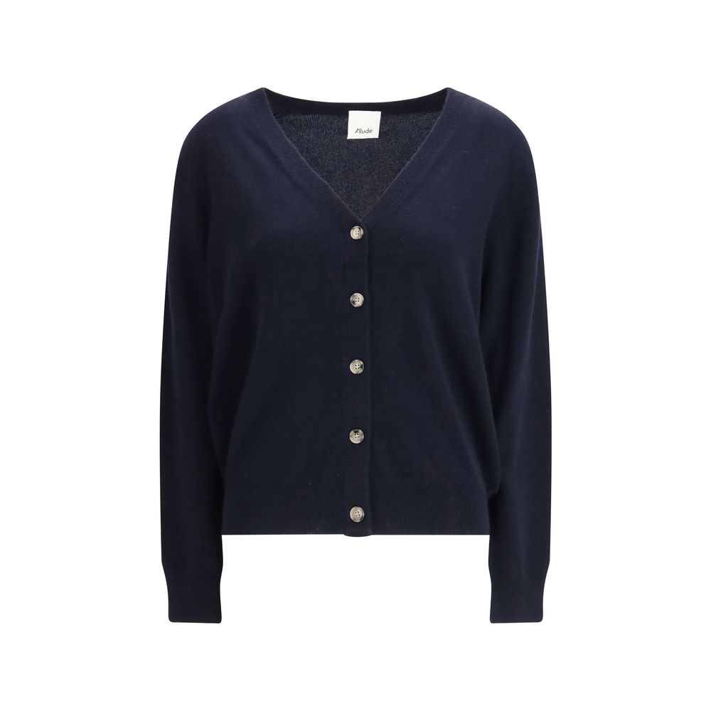 Allude Blue Cashmere Cardigan