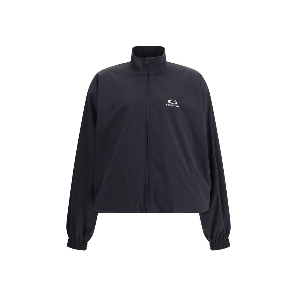 Balenciaga Black Polyester Shell Jacket