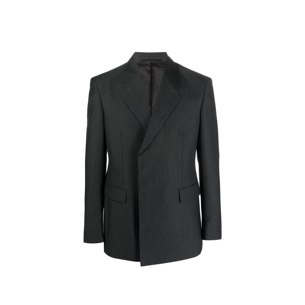Prada Gray Wool Blazer