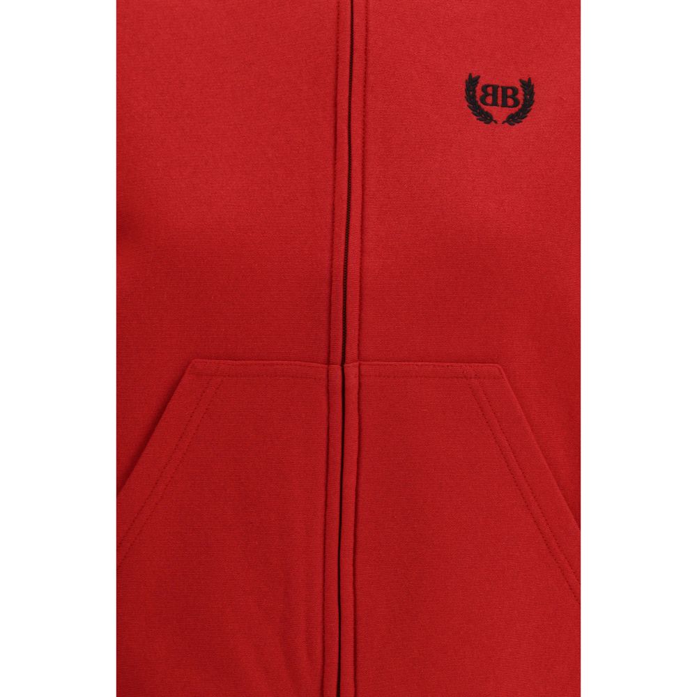 Balenciaga Red Cotton Sweatshirt