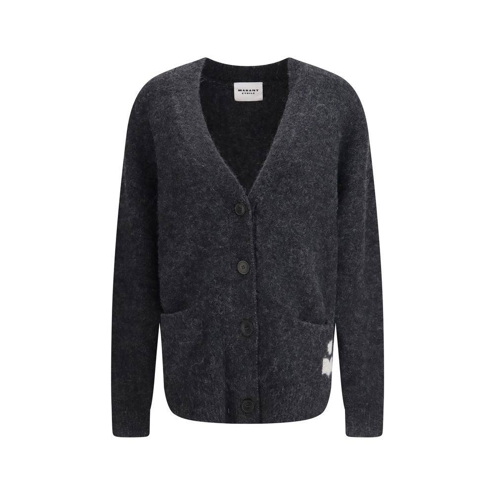 Marant Etoile Gray Alpaca Vicugna Pacos Cardigan