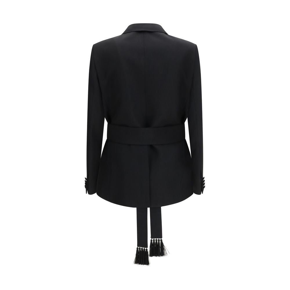 Valentino Black Wool Oves Aries Blazer