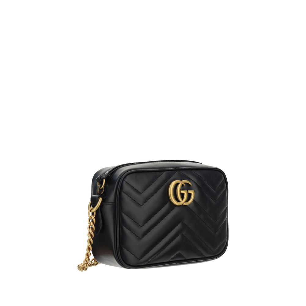 Gucci Black Leather Shoulder Bag