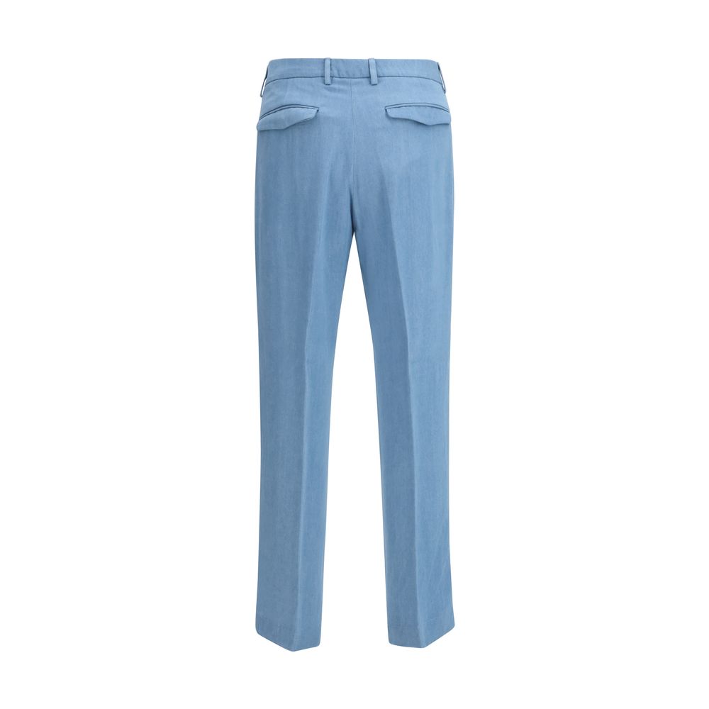 Cruna Light Blue Tencel Casual Pants