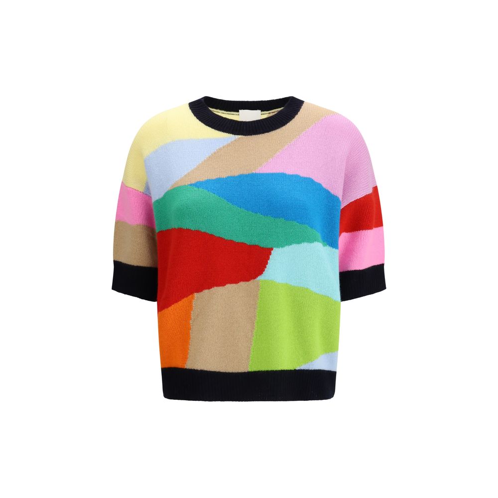 Allude Multicolor Cashmere Cashmere Sweater
