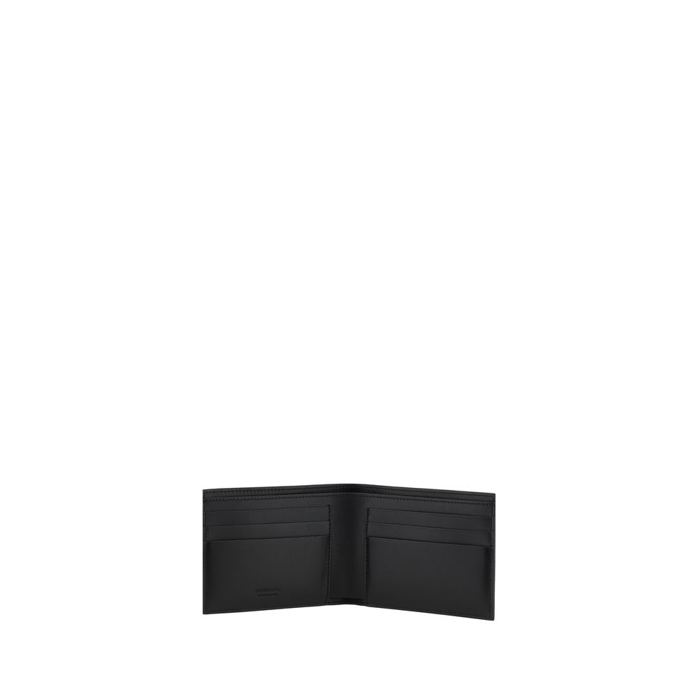 Ferragamo Black Calf Leather Bos Taurus Wallet