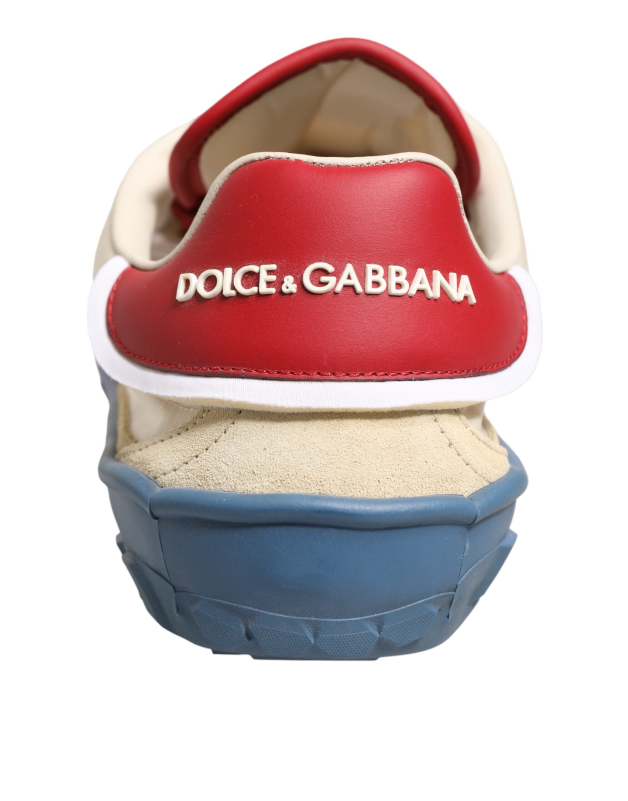 Dolce & Gabbana DG Multicolor Leather Low Top Sneakers Shoes
