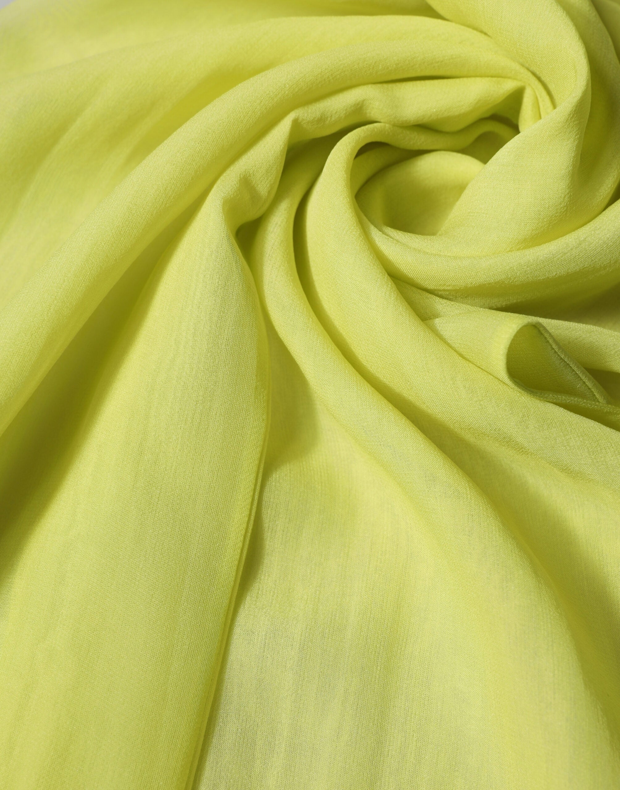 Dolce & Gabbana Yellow Green Silk Sash Foulard Stole 292cm x 19cm Scarf
