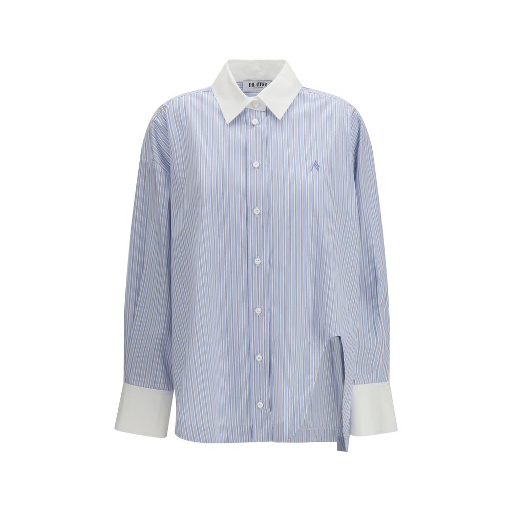 The Attico Blue Cotton Pattern Shirt