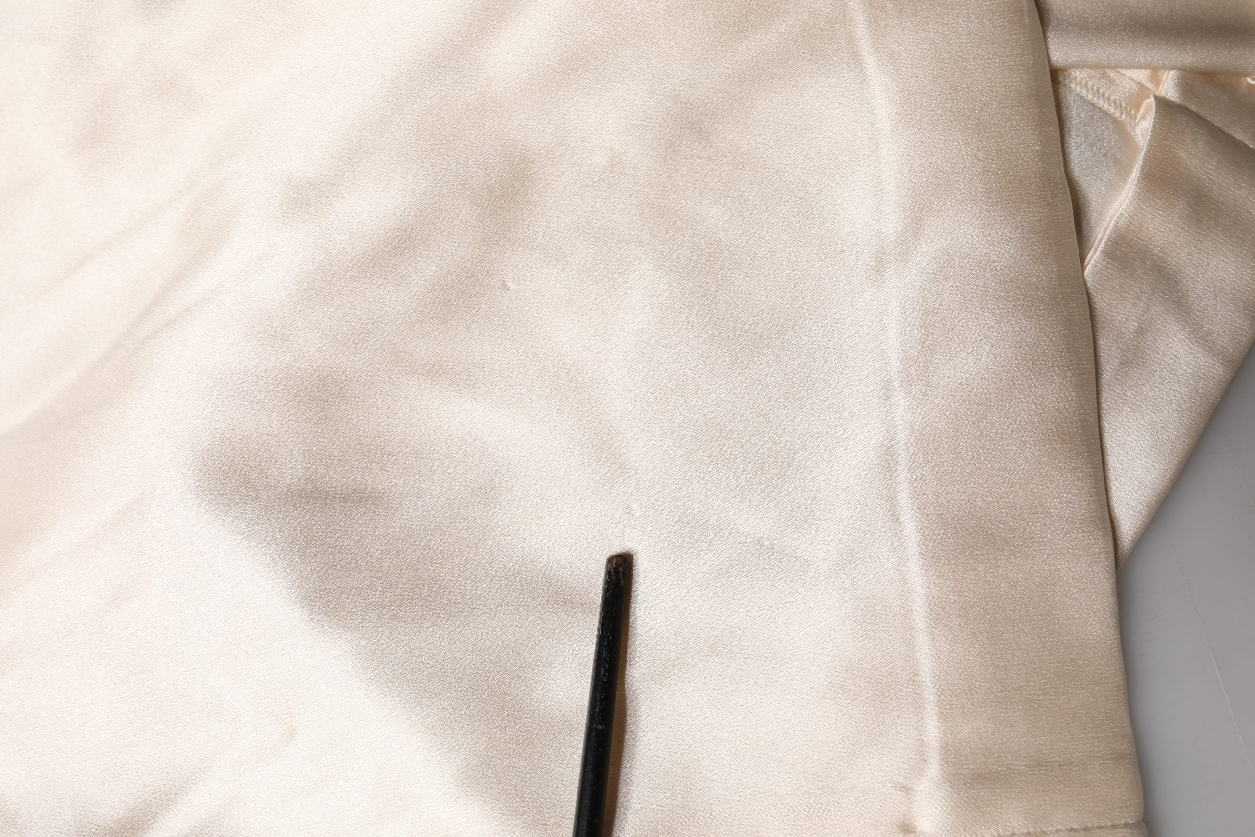 Dolce & Gabbana White Satin Strapless Sheath Maxi Dress