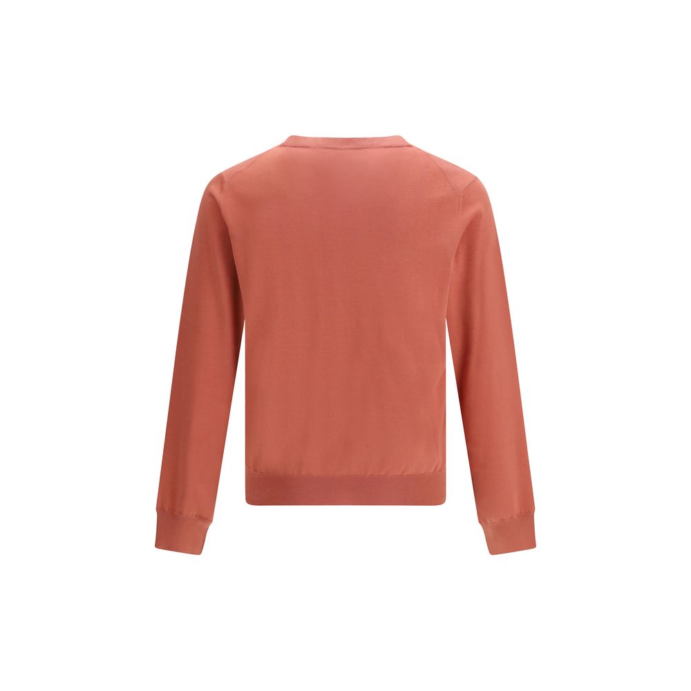 Brunello Cucinelli Orange Cotton Sweatshirt