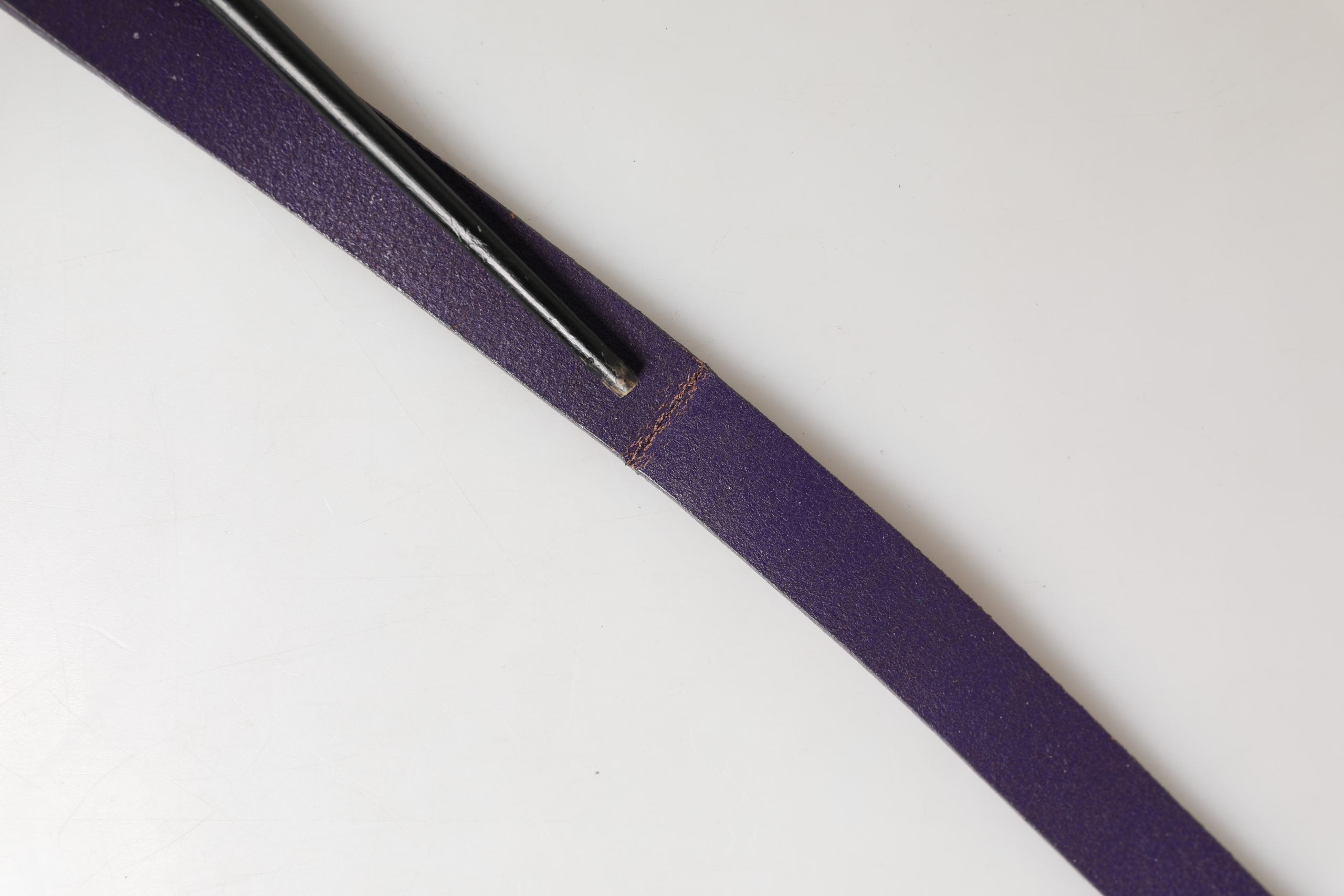 GF Ferre Maroon Leather Silver Metal Buckle Waist Women Belt