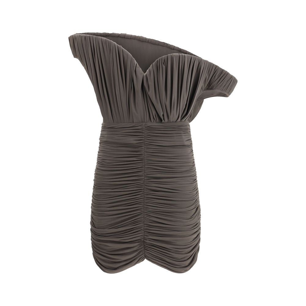 Magda Butrym Brown Copper Casual Dress