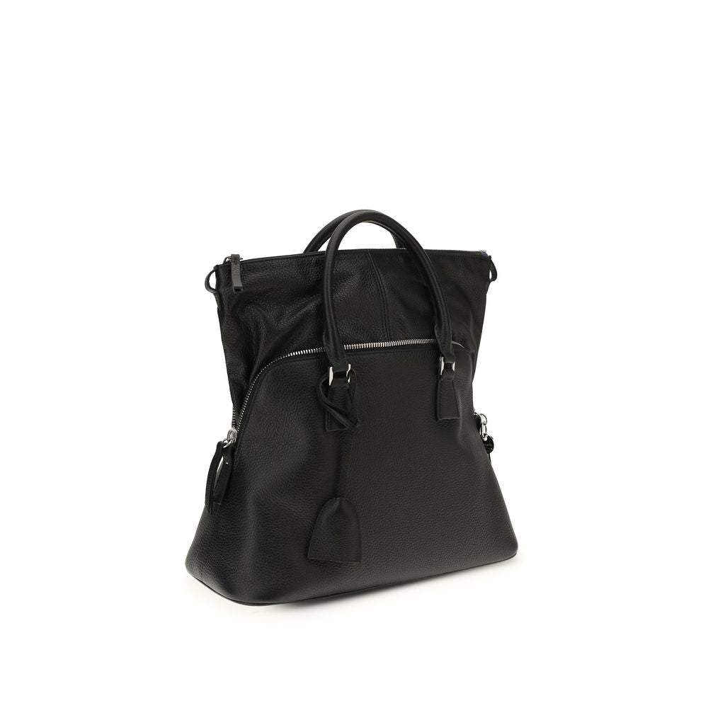 Margiela Black Calf Leather Bos Taurus Shoulder Bag