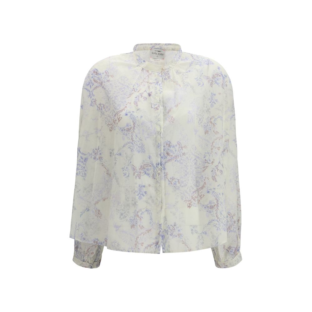 Forte_Forte Multicolor Cotton Pattern Shirt