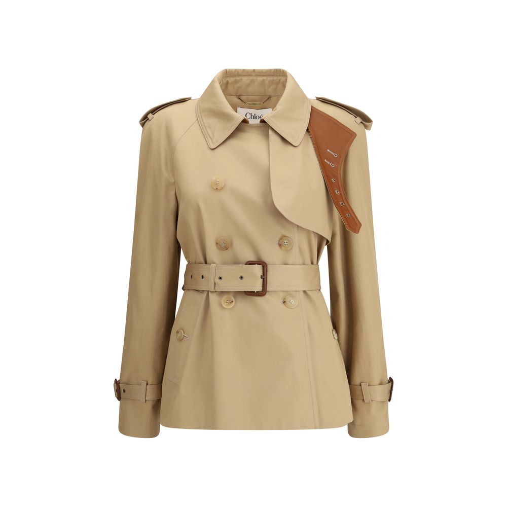 Chloé Beige Cotton Coat