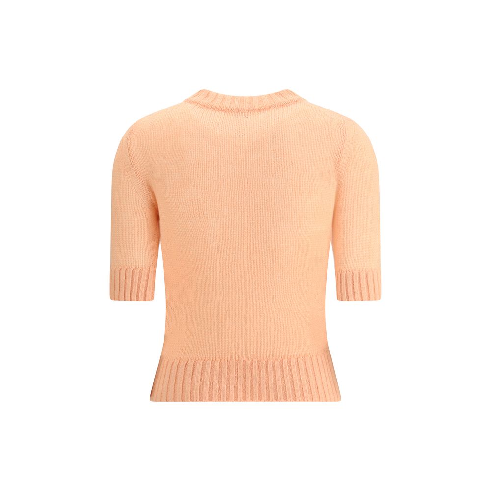 Chloé Orange Alpaca Vicugna Pacos Sweatshirt