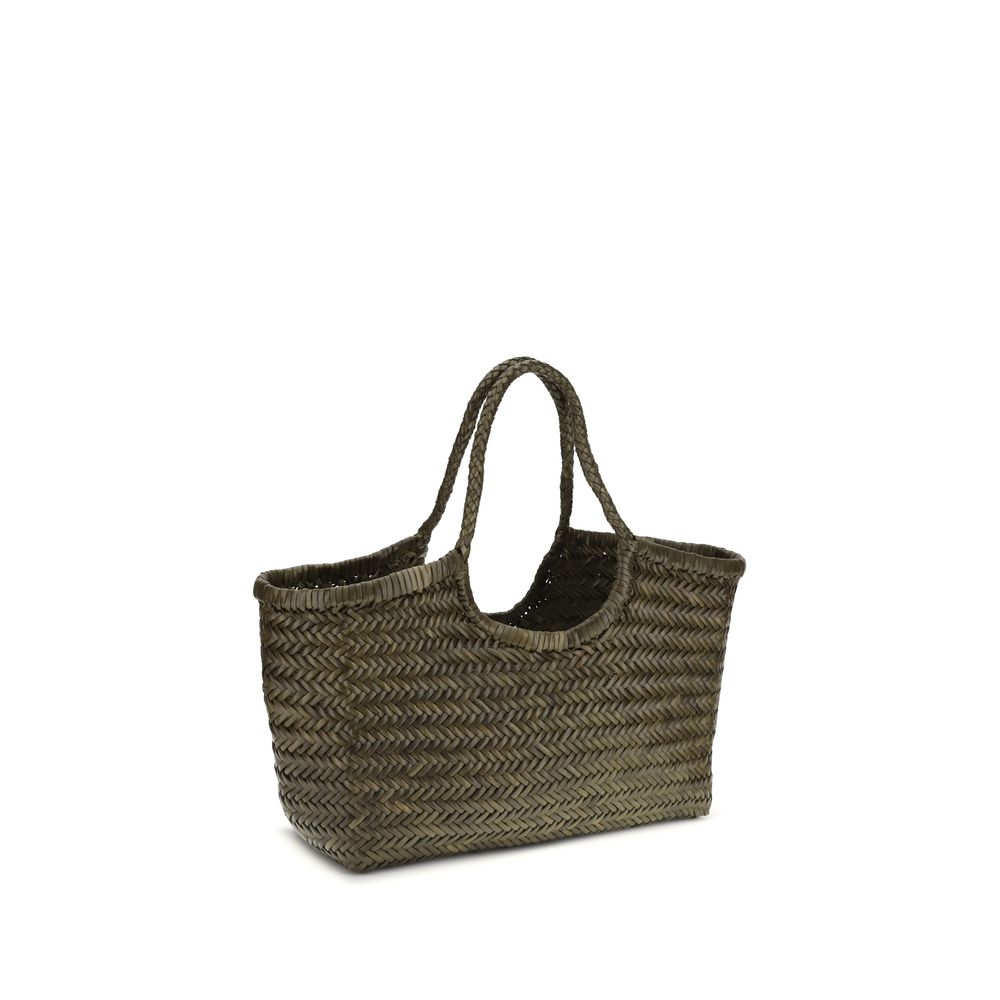 Dragon Diffusion Bicolor Buffalo Leather Shoulder Bag