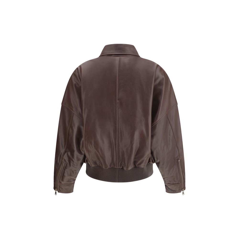 Petar Petrov Brown Leather Jacket