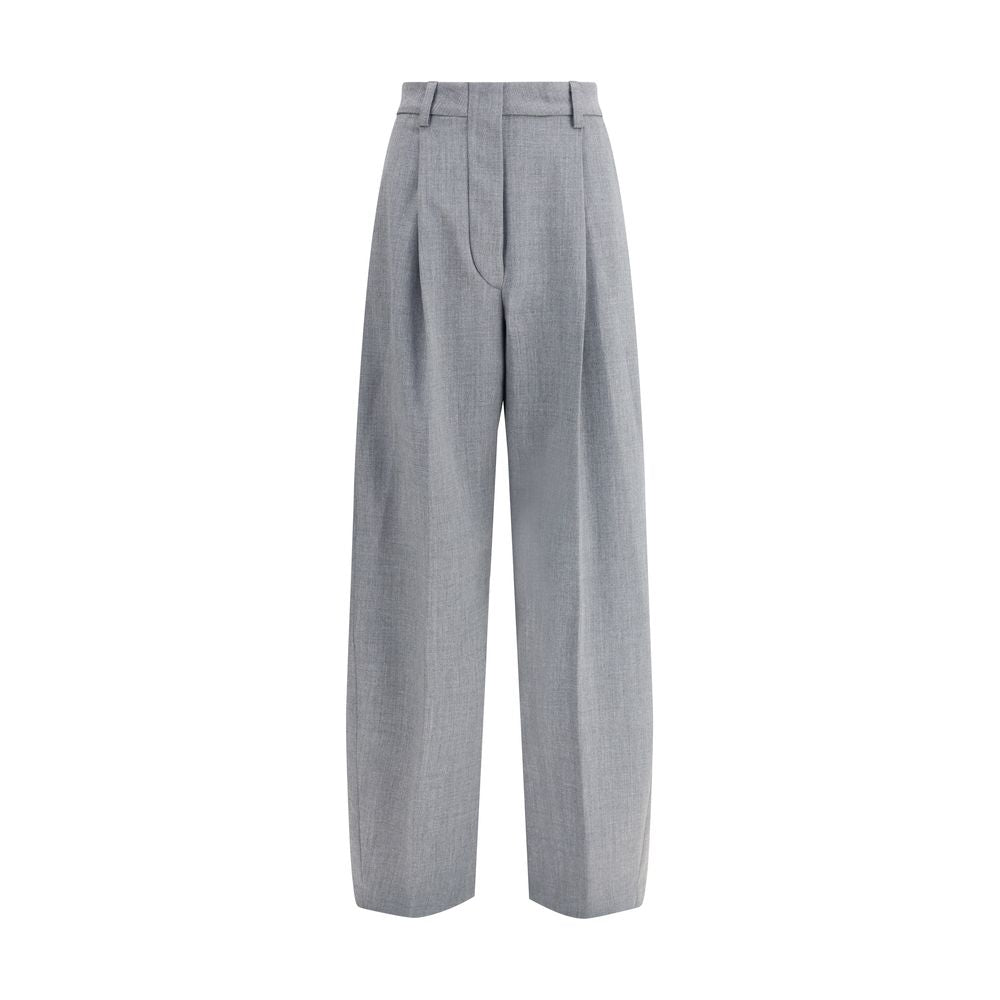 The Latest Gray Polyester Casual Pants