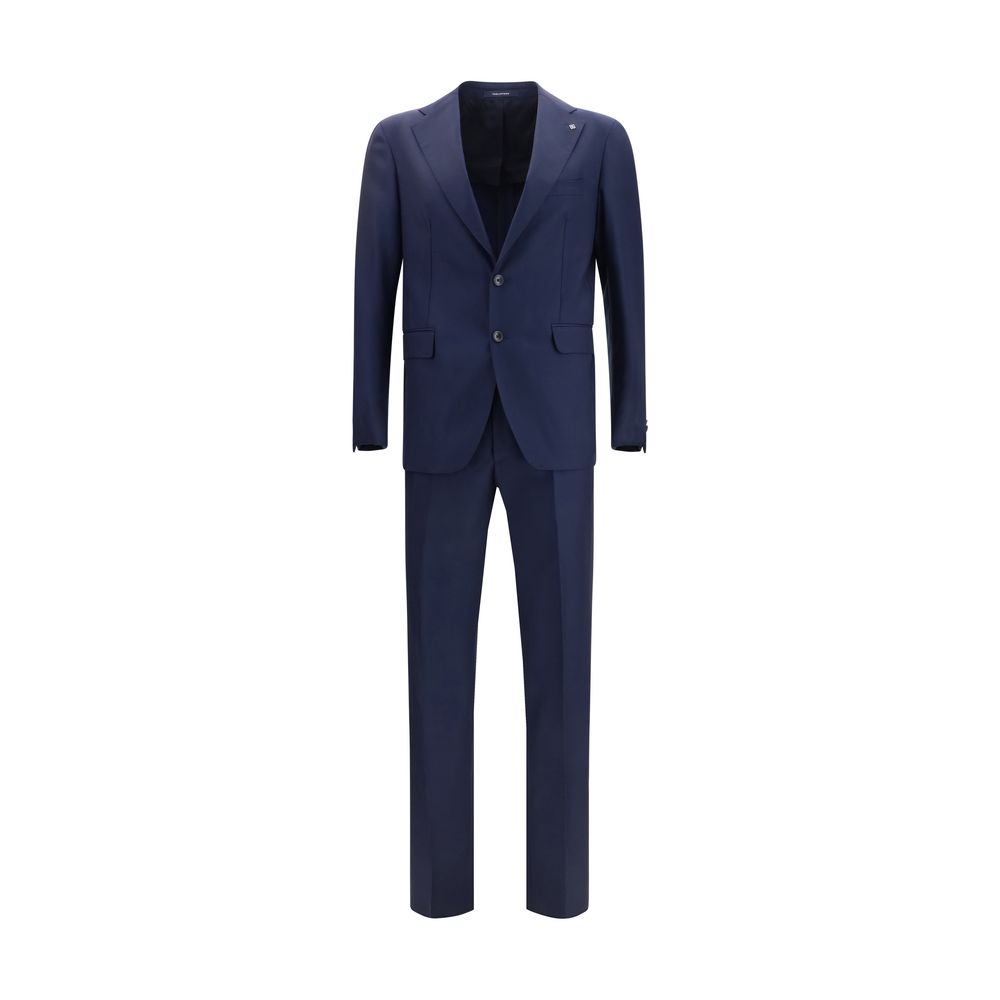 Tagliatore Blue Wool Two-Piece Suit