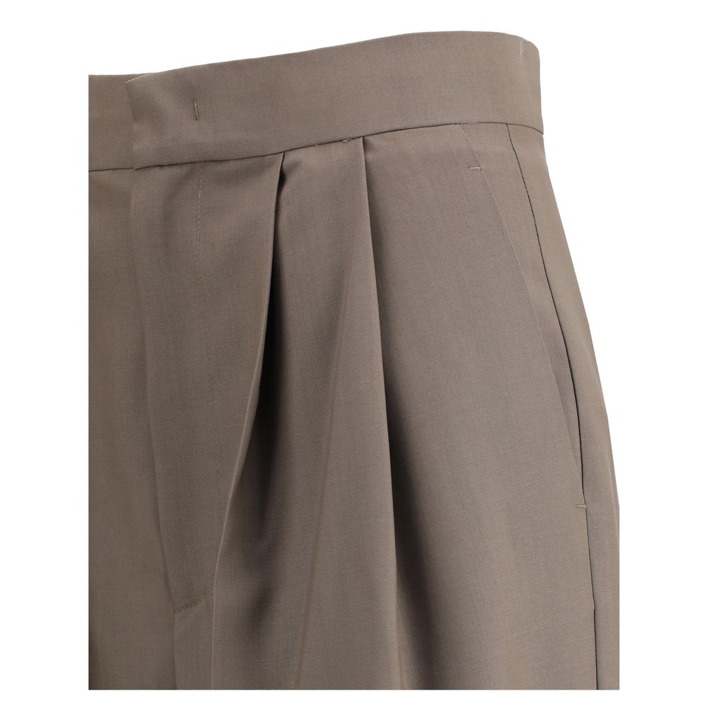 SA SU PHI Gray Wool Dress Pants