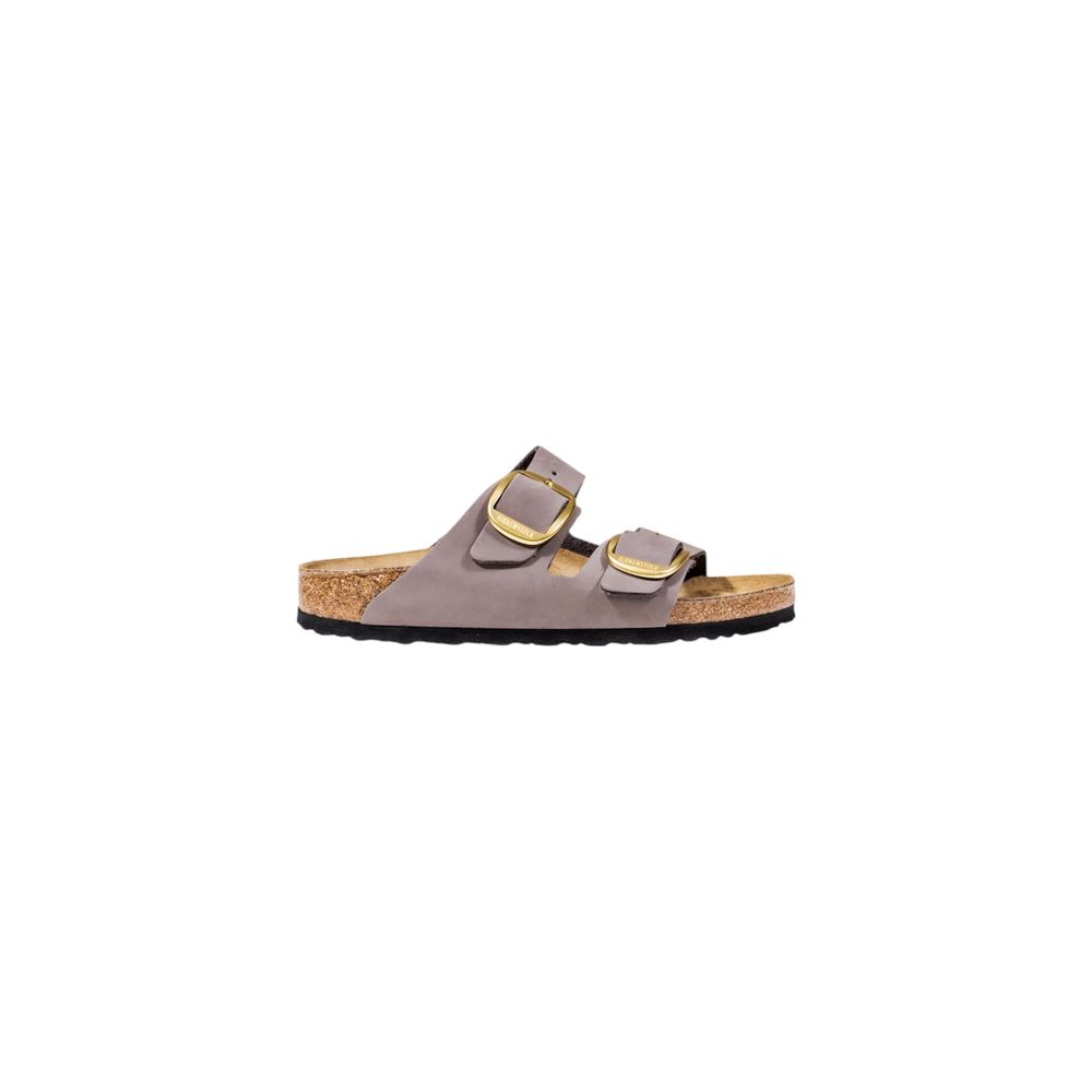 Birkenstock Purple Suede Leather Strap-On Sandals