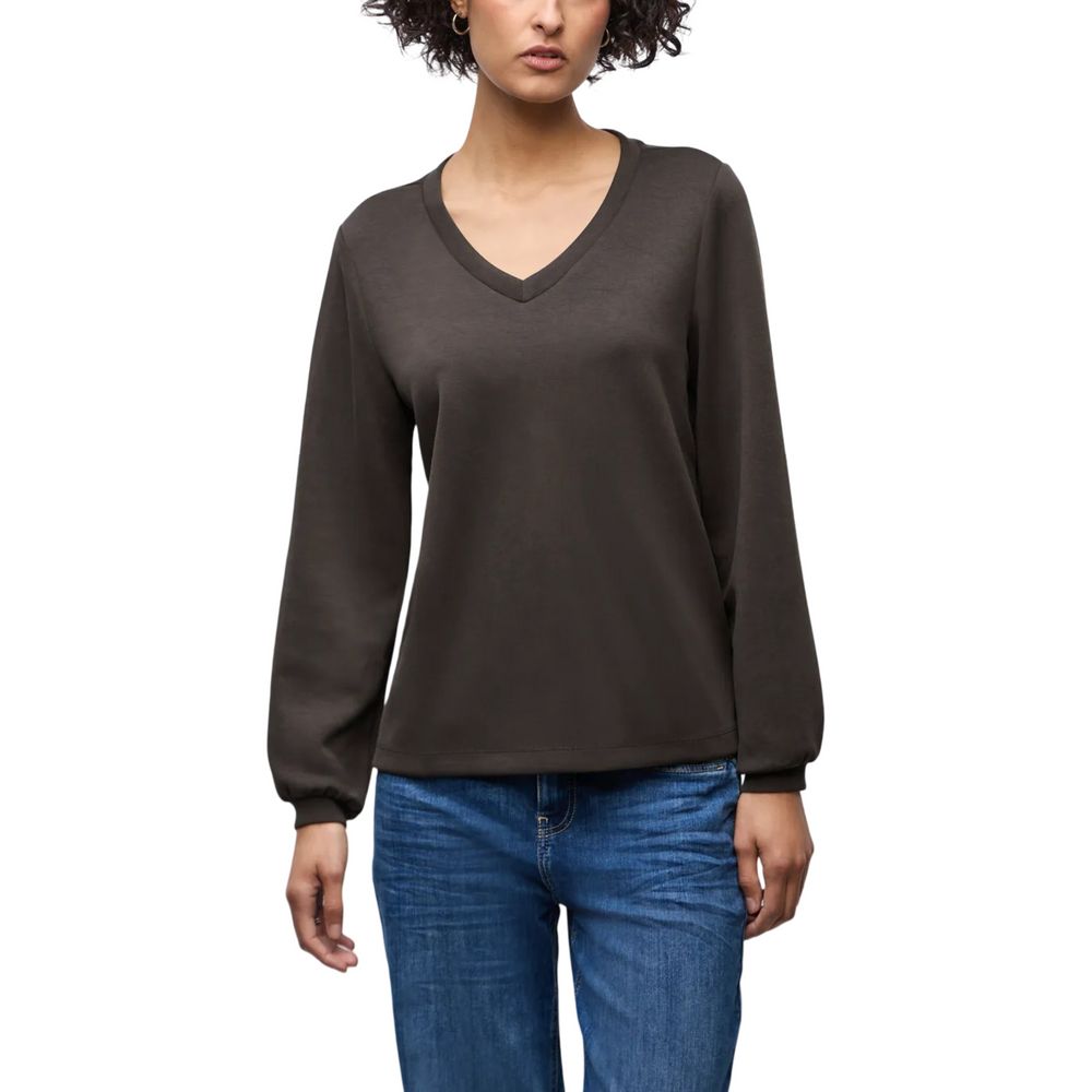 Street One Brown Modal Sweatshirt