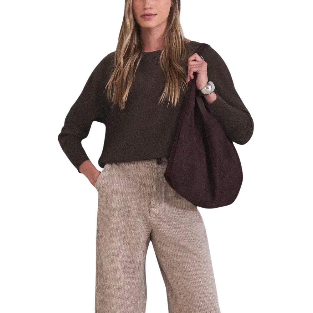Street One Brown Viscose Sweatshirt