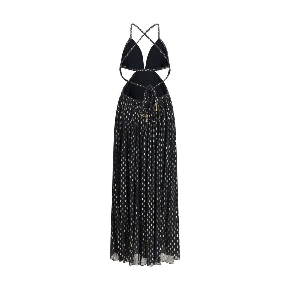 Zimmermann Black Viscose Long Dress