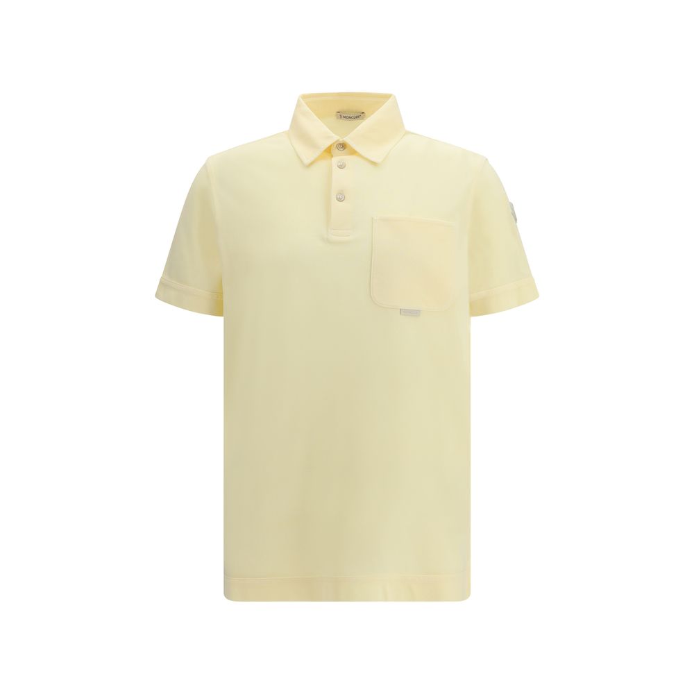 Moncler Bicolor Cotton Polo Shirt
