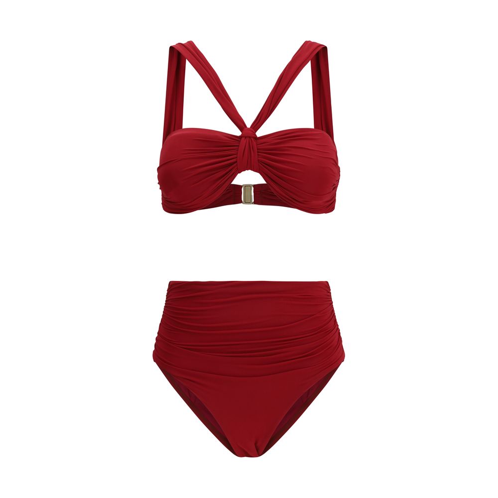 Zimmermann Bordeaux Polyester Bikini