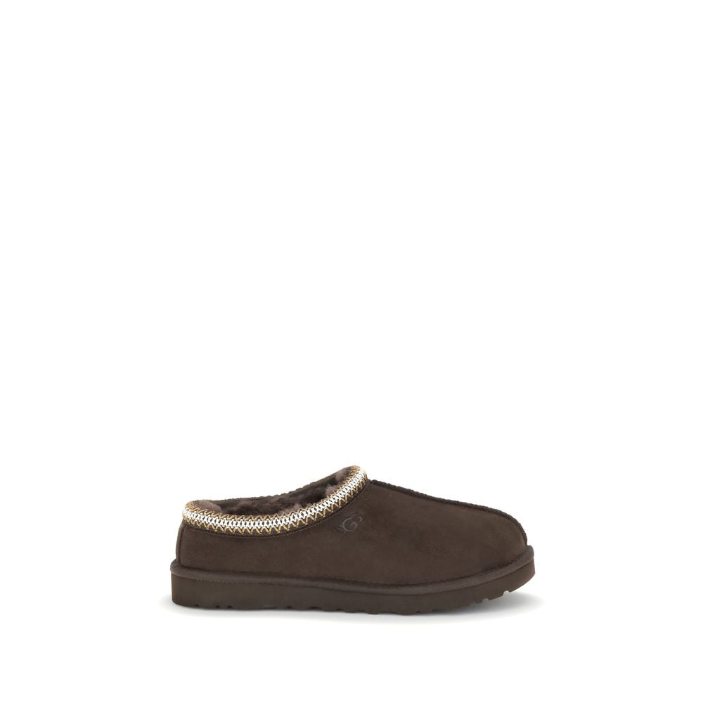 UGG Brown Calf Leather Bos Taurus Mules