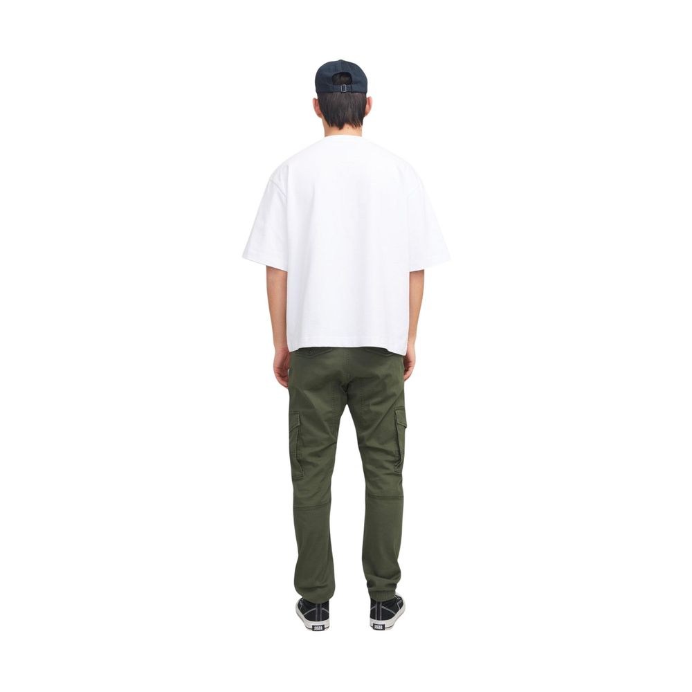 Jack Jones Green Cotton Skinny Pants