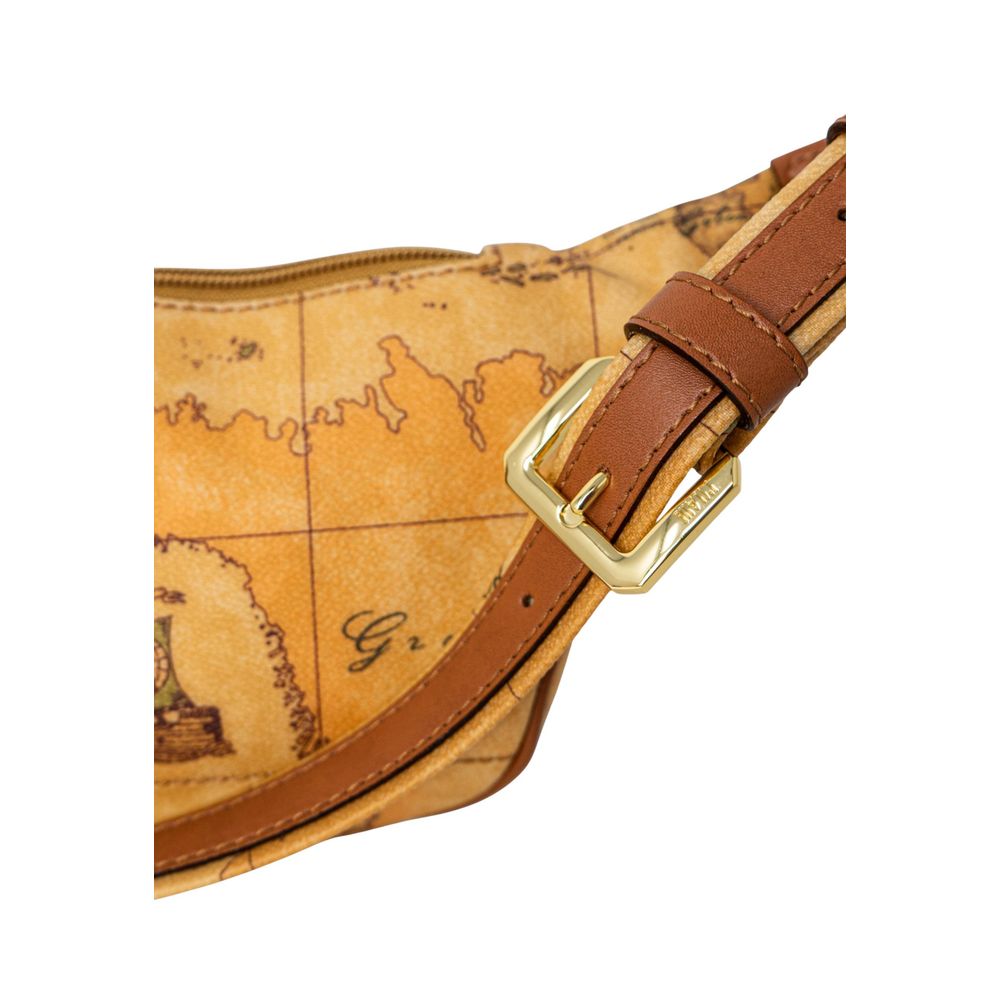 Alviero Martini Prima Classe Beige Leather Belt Bag