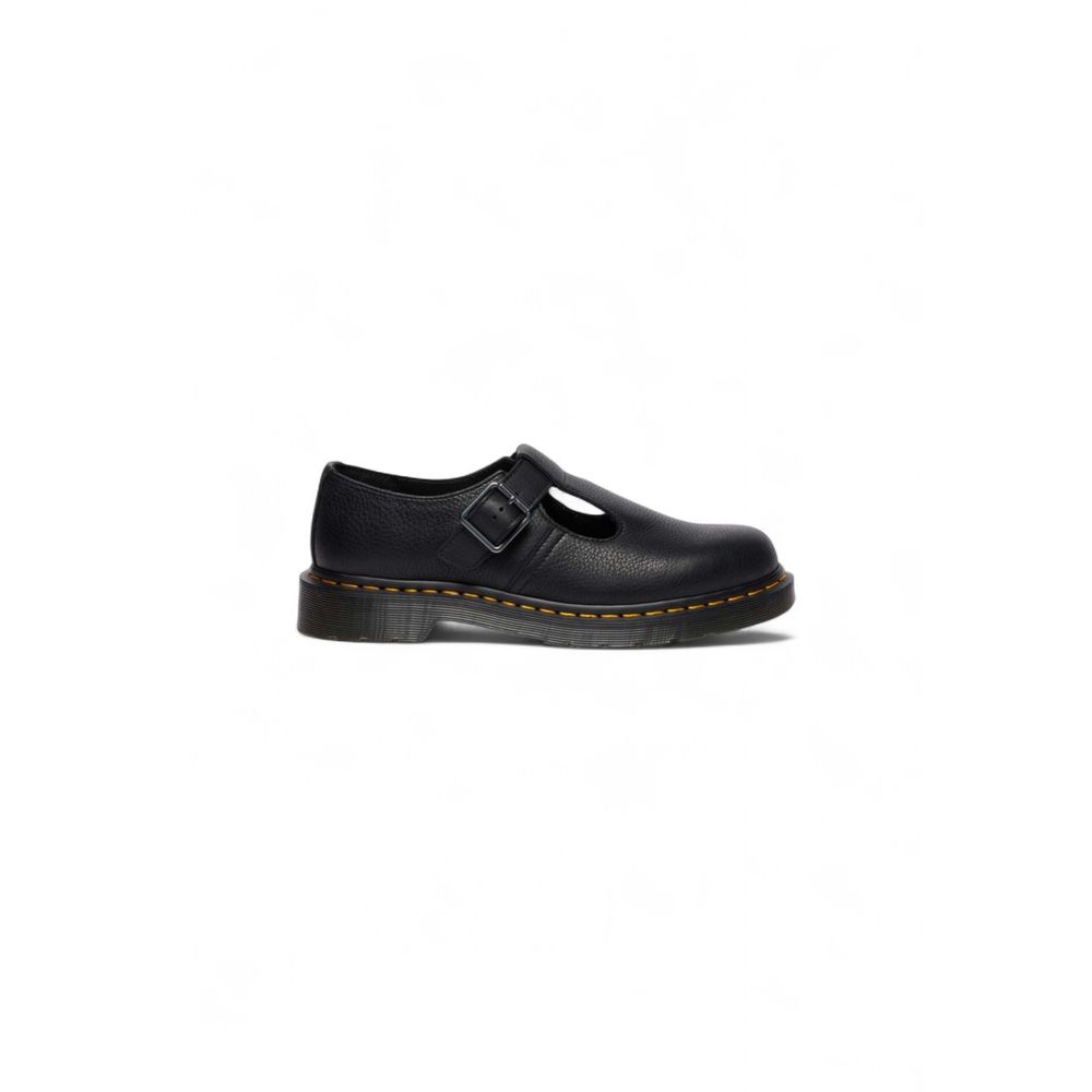 Dr. Martens Black Leather Platform Pumps