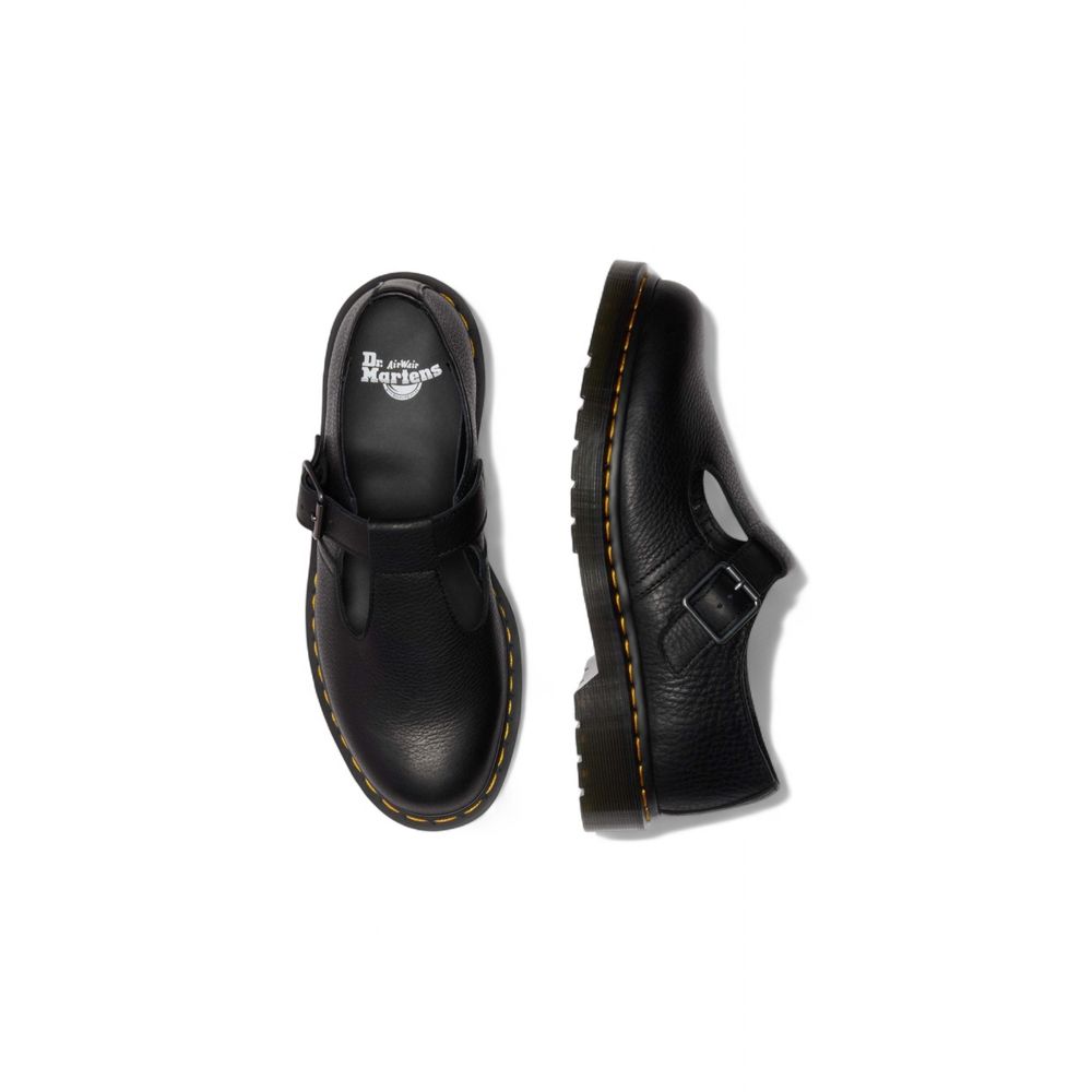 Dr. Martens Black Leather Platform Pumps