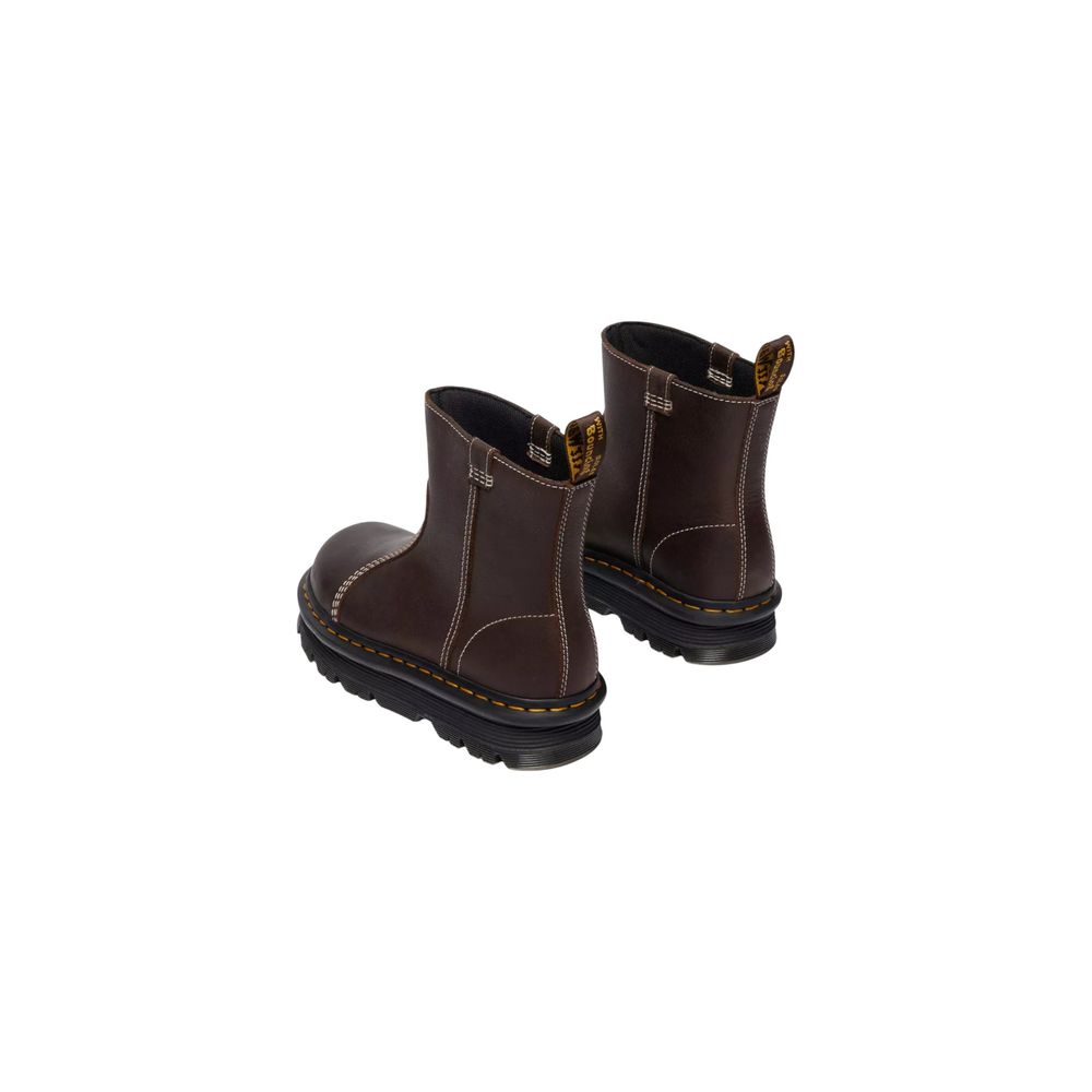 Dr. Martens Brown Leather Ankle Boots